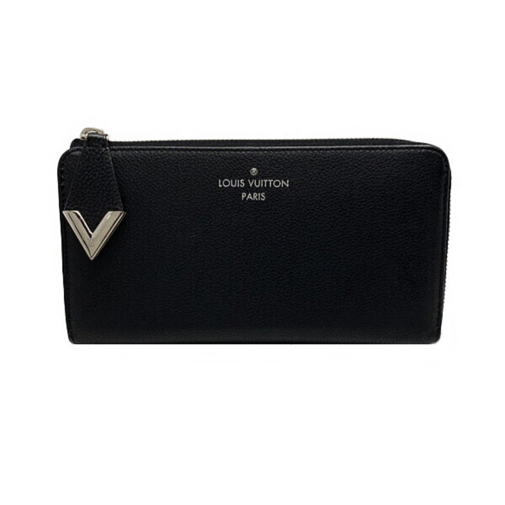 Louis Vuitton Wallet Comete Portefeuille Veau Cashmere Noir Black L Long